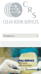 Mobile Screenshot of cleanroomservice.com